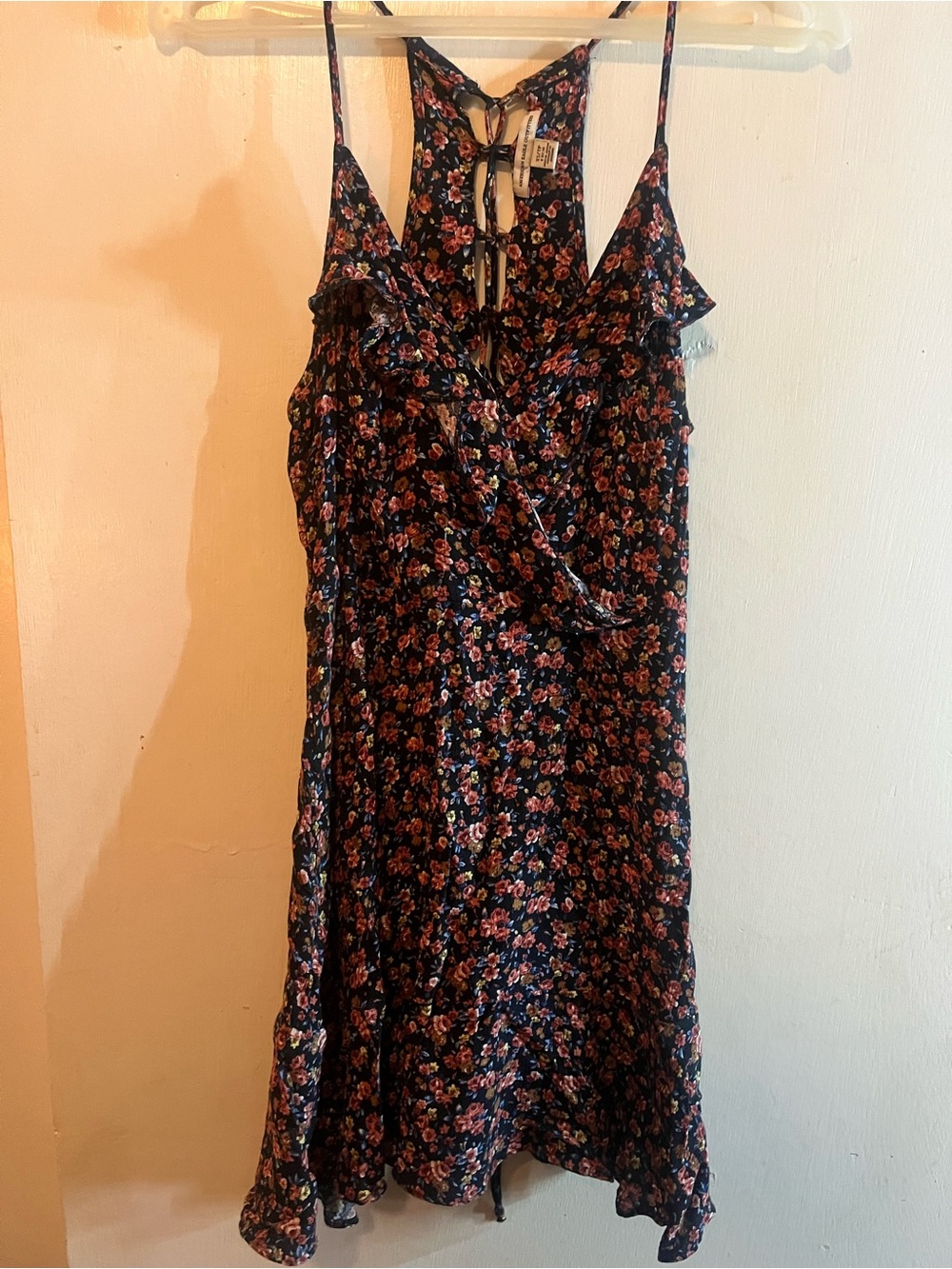 American Eagle Outfitters Navy Floral Midi Dress